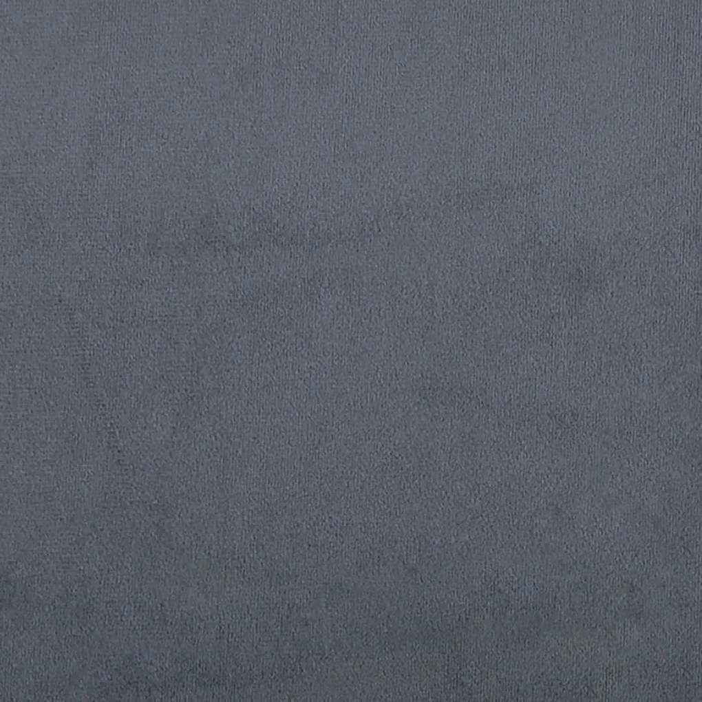 sötétszürke bársony kanapéágy keret 100 x 200 cm