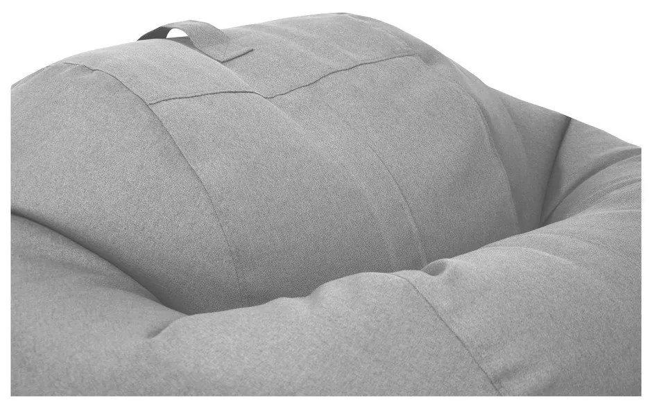 Világosszürke babzsákfotel Roll 135 – SLOWDOWN