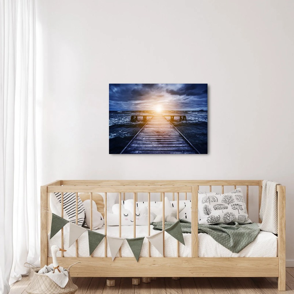 A móló képe nappal (70x50 cm)