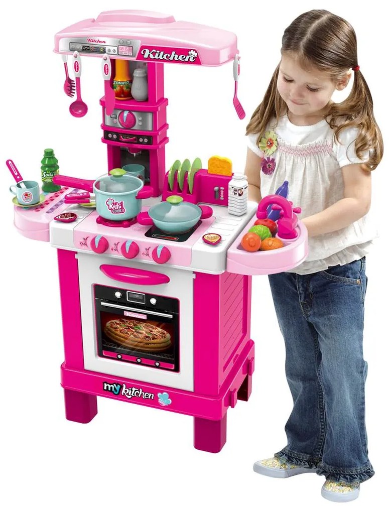 Baby Mix játékkonyha kis szakács rózsaszín
