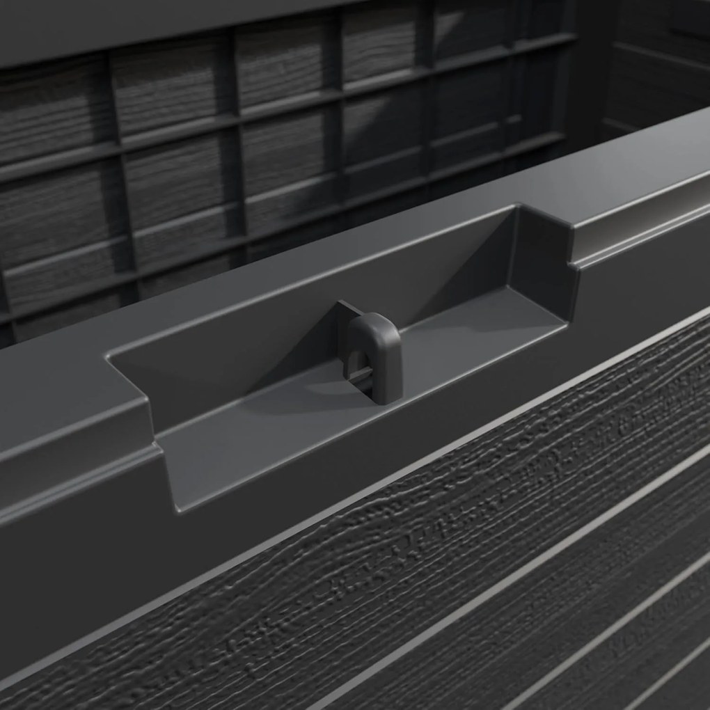 Deuba Woody 280 L tároló doboz - antracit