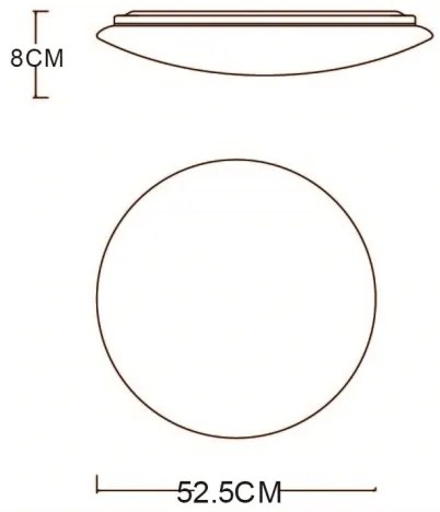 GLOBO 48388-48 - PIERRE LED mennyezeti lámpa távirányítóval LED/48W/230V