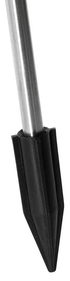 Kültéri állólámpa fekete, LED-del, napelemes és talpnyílással - Fire Fly