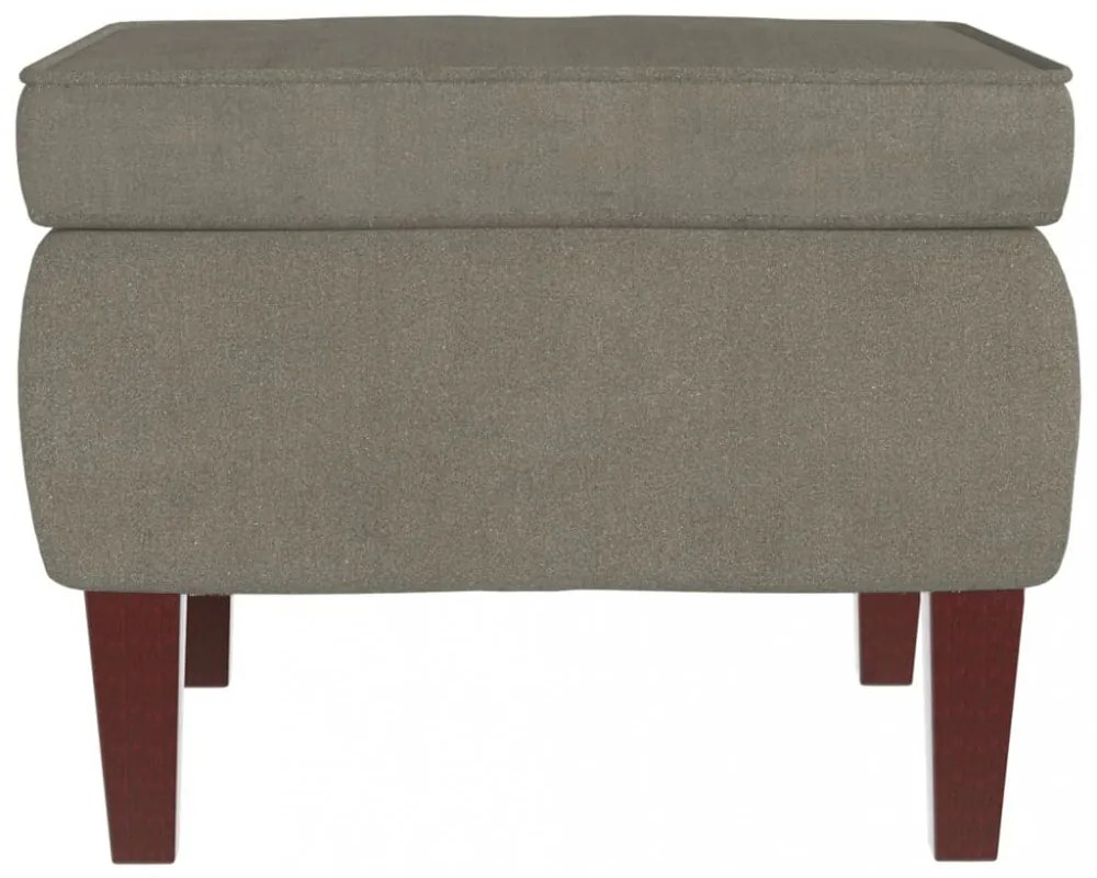 világosszürke bársonyszék falábakkal