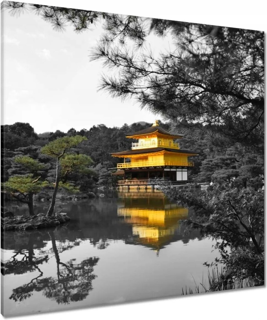 Vászonkép 90x90 Buddhista templom