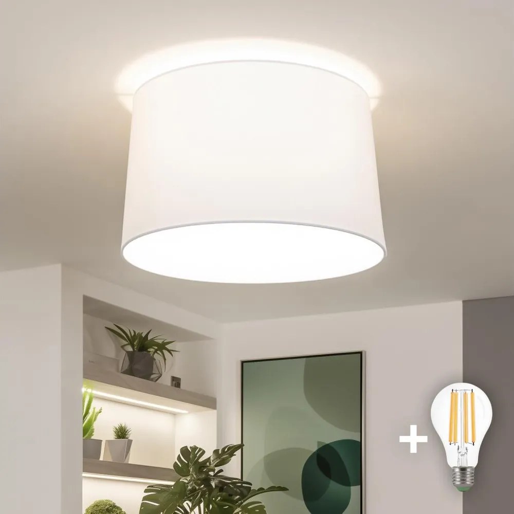 Brilagi - LED felületre szerelhető csillár CERIA 1xE27/40W/230V átm. 45 cm fehér