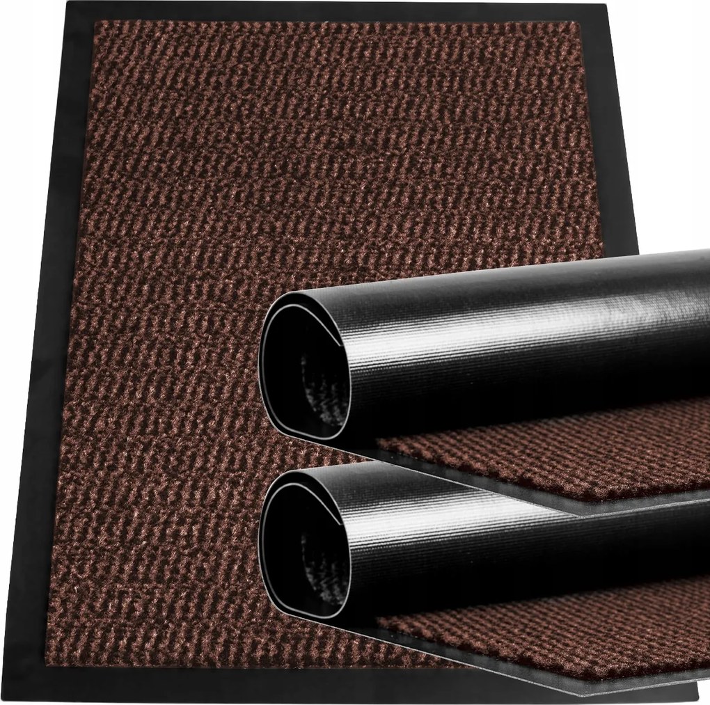 Lábtörlő Szett Bejárati Szőnyeg Kültéri Vastag 60X90CM X2