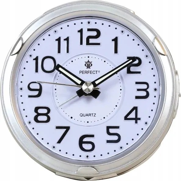 Kvarc ébresztőóra Perfect 08604 Óra Riasztó Szundi áramló mechanizmus