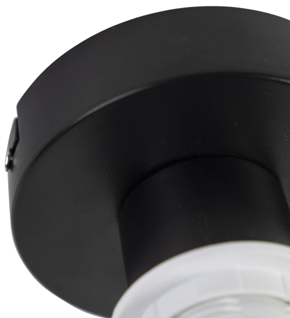 Mennyezeti lámpa bársony árnyékolóval zöld arannyal 25 cm - Combi fekete