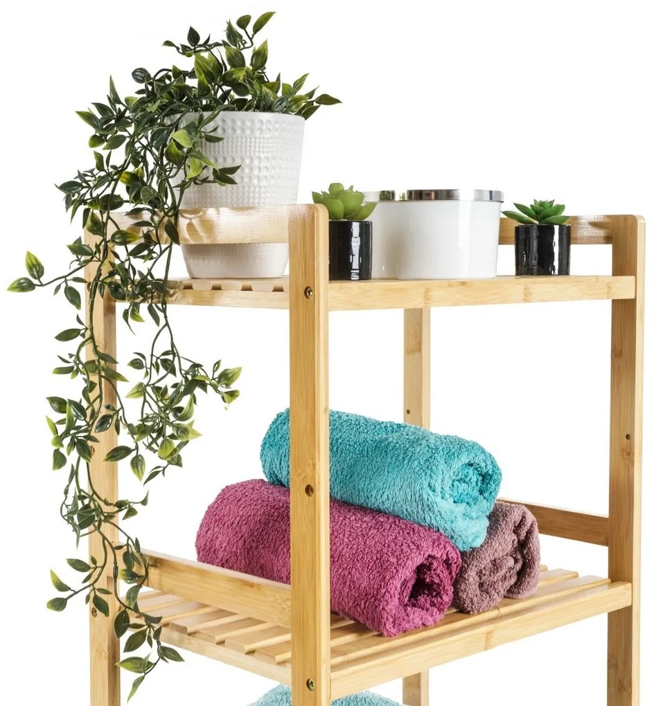 G21 Bambusz polc, 3 polc, 3 emelet