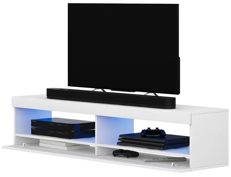 Tv szekrény/asztal Violett 100 (világítással) (fehér). 1098635