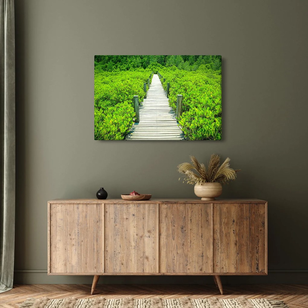 Kép - fa járda (90x60 cm)