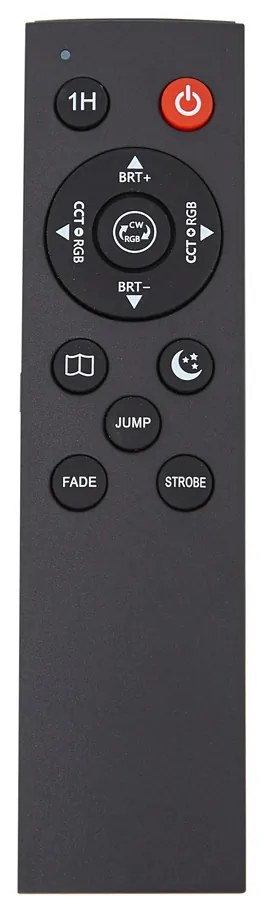 Modern állólámpa fekete, LED-del, dimmelhető RGB-vel és távirányítóval - Sjors