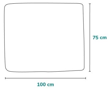 Lionelo - Bambusz babatakaró BAMBOO BLANKET 75x100 cm bézs homok