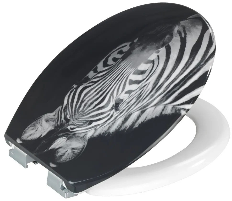 WC-ülőke automatikus záródással 37,5 x 45 cm Zebra – Allstar