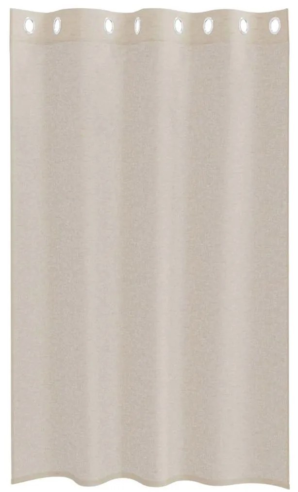 Függönyök függönyökkel 2 pcs Homokszín 140x175cm Poliészter