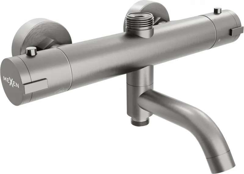 Mexen Kai termosztatikus kád-zuhany csaptelep, grafit - 77900-66