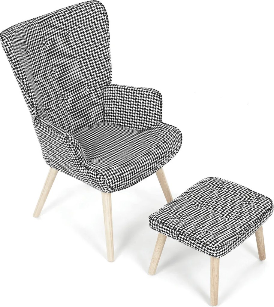 Többszínű relaxfotel, szövet kárpitozással, AK-305B PEP2