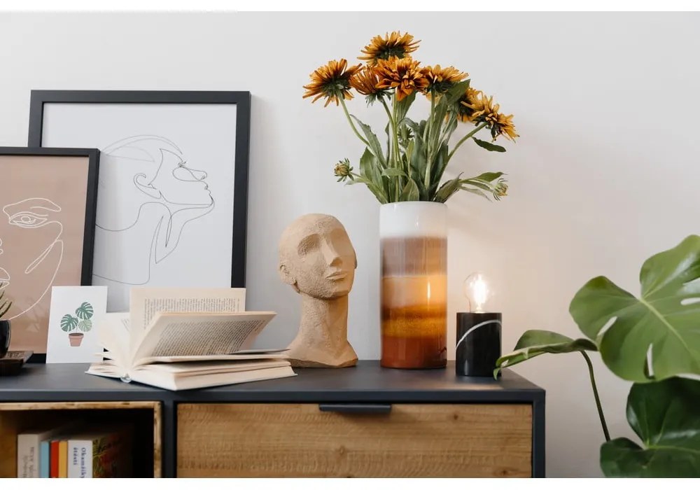 Face Art homokbarna szobor, magasság 28,4 cm - PT LIVING