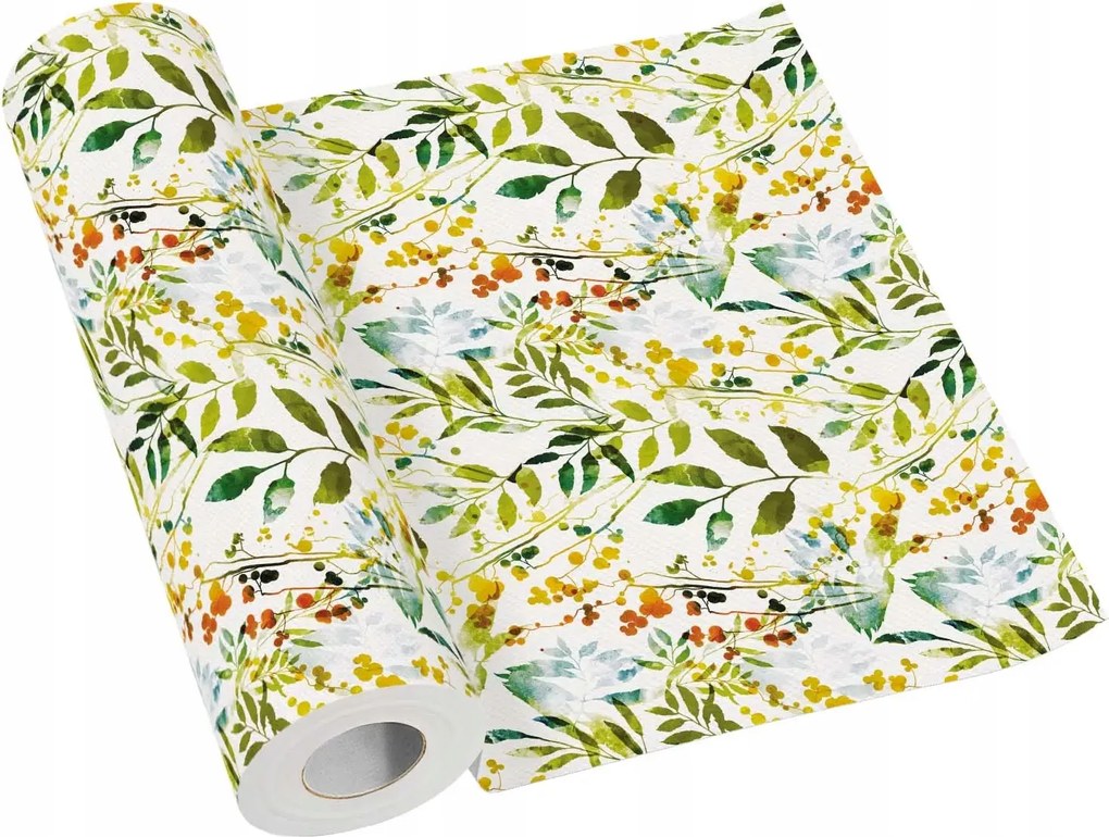 Esküvői asztal futó flizelin keresztelő Paw 40cm x 24m 1db