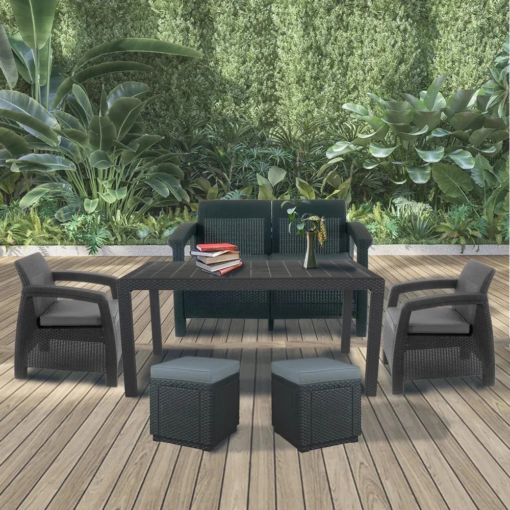 Corfu Fiesta duo cube kerti bútor garnitúra