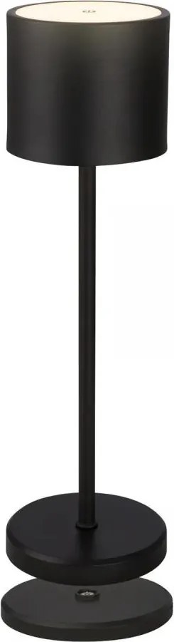 Briloner 7521015 - SIGO LED fényerőszabályozható asztali lámpa 2,5W/5V IP44 2600 mAh fekete