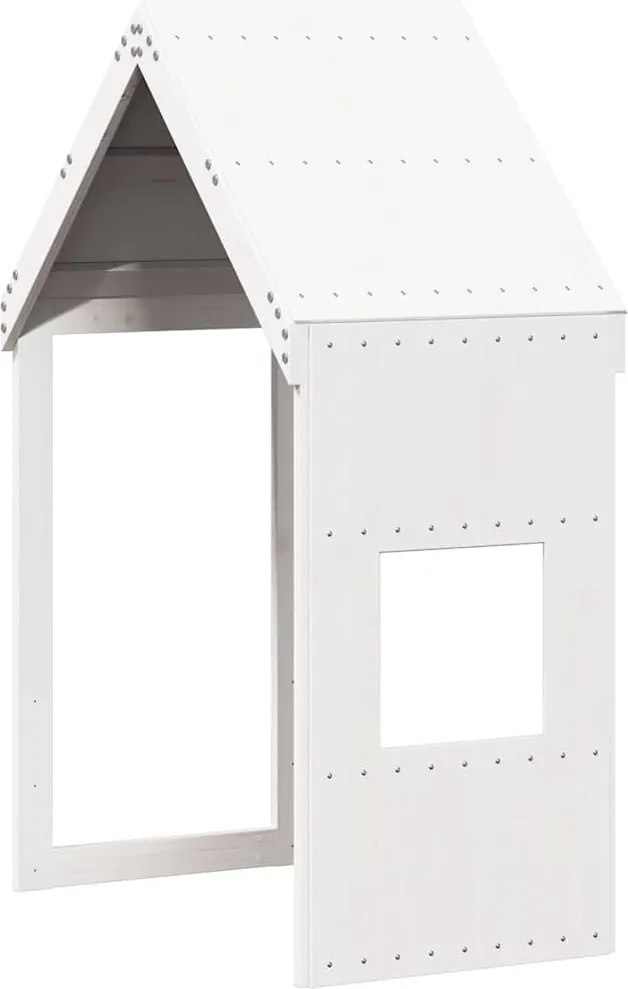vidaXL fehér tömör fenyőfa gyerekágytető 55 x 84 x 132 cm