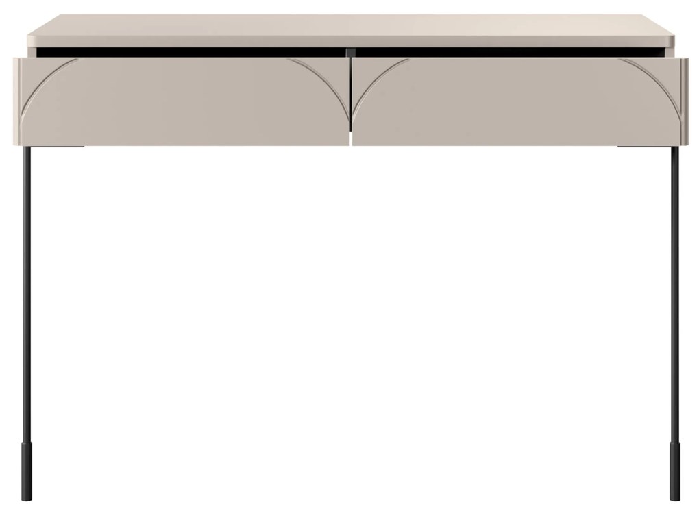 Sonatia fésülködőasztal 100 cm két fiókkal - kasmír