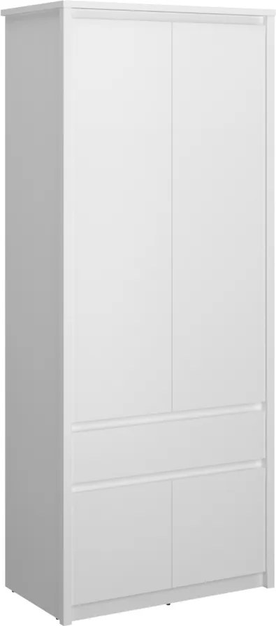 Szekrény 4D1S, fehér, ERODIN
