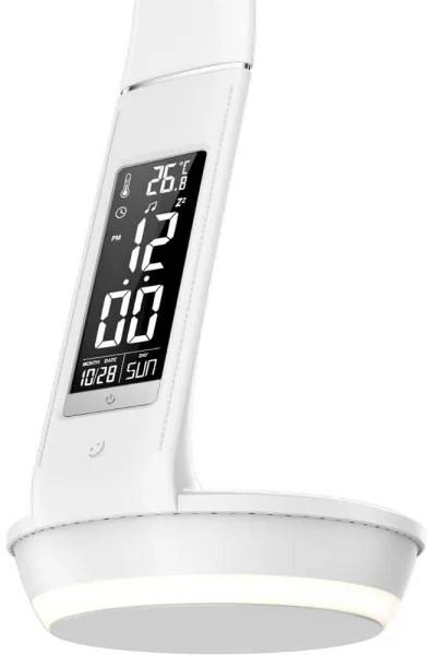 Retlux-LED Dimmelhető lámpa vezeték nélküli újratölthető Qi-vel és kijelzővel LED/6W/230V 3000/4000/6000K