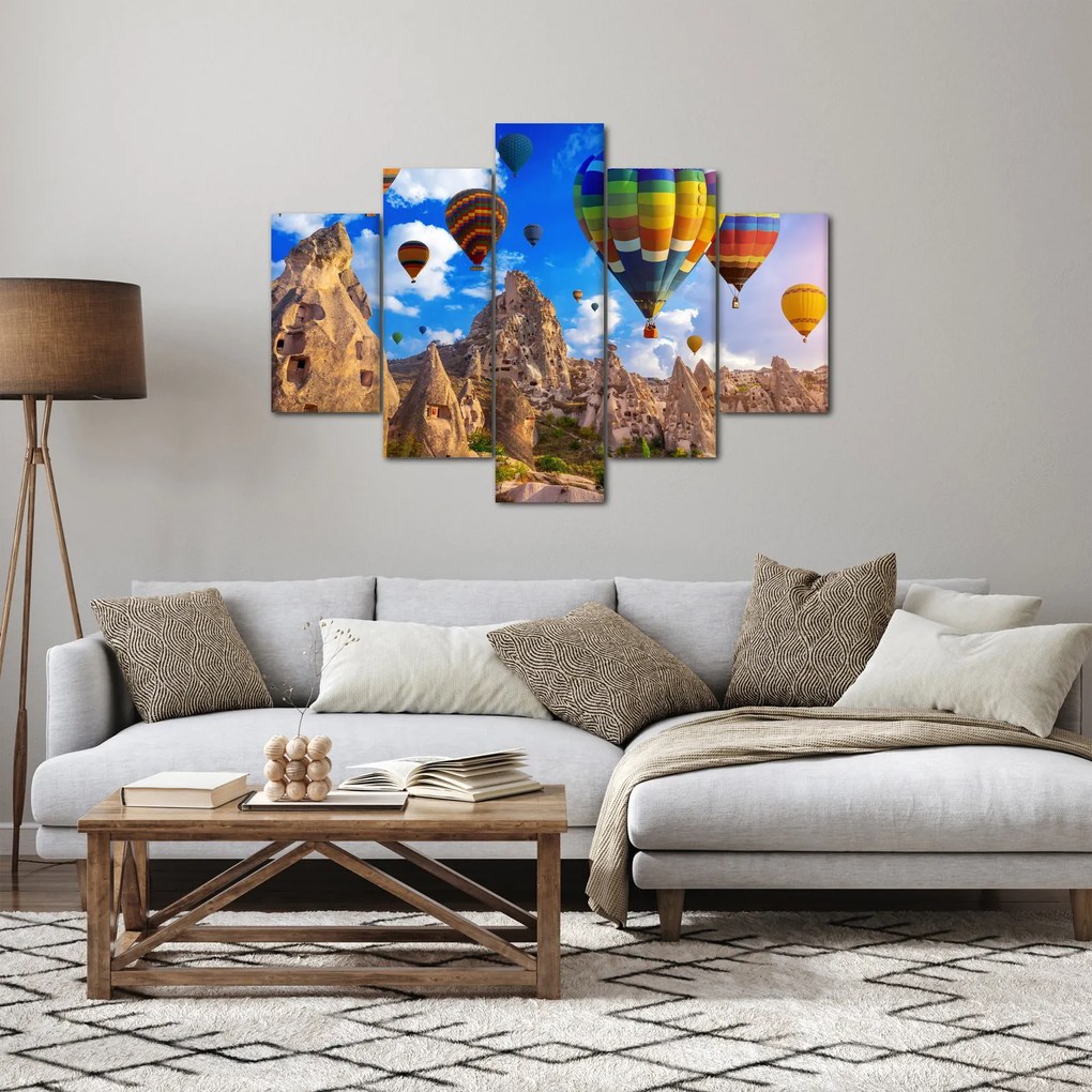 Kép - Hőlégballonok, Kappadókia, Törökország. (150x105 cm)