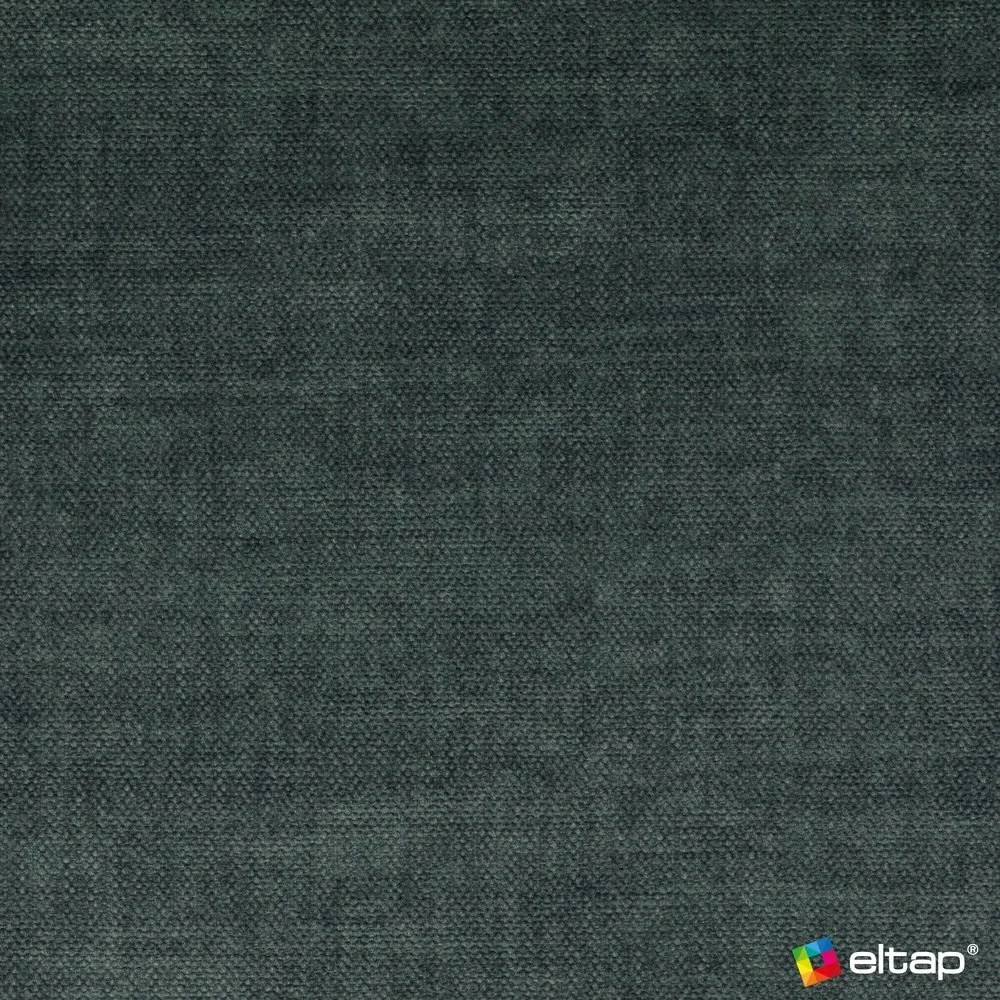 Szürkészöld bársony kinyitható-tárolóhelyes sarokkanapé (jobb oldali-heverő résszel) Gomsi – ELTAP