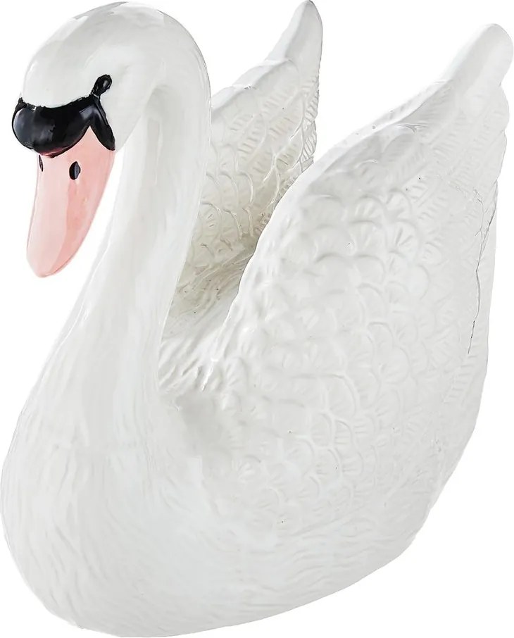 ODETTE kerámia hattyú 21 cm