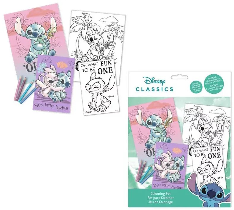 Disney Lilo és Stitch, A csillagkutya Cheeky színező szett