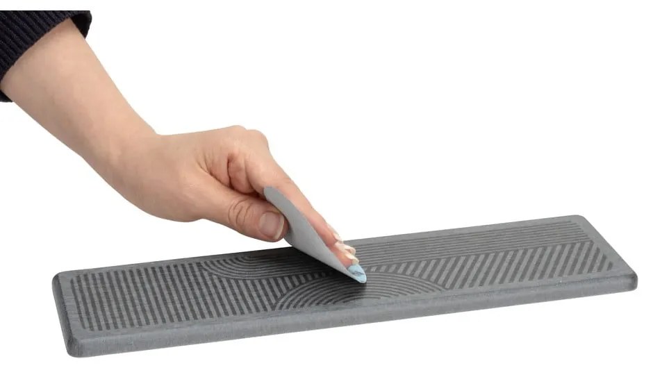 Szürke kovaföld edénycsepegtető alátét 30x8 cm Damon – Wenko