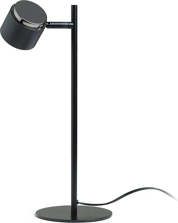 RENDL NOVA asztali lámpa fekete króm/opálakril 230V LED 4.2W 3000K
