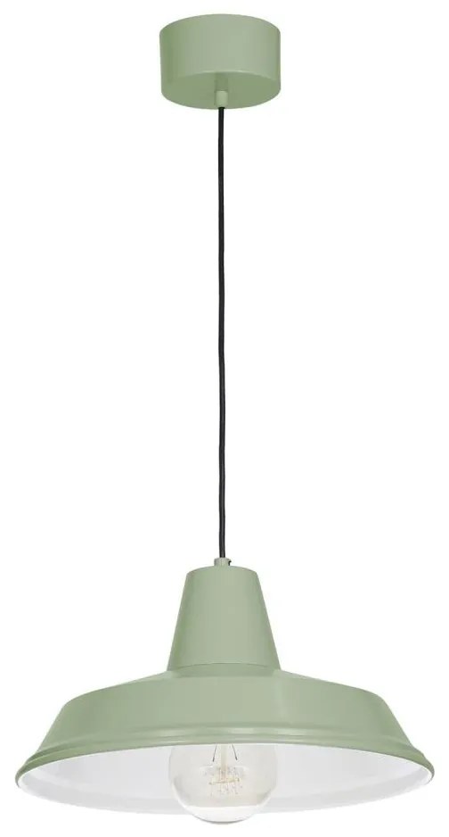 Luminex Csillár zsinóron CLASS 1xE27/15W/230V zöld LU4029
