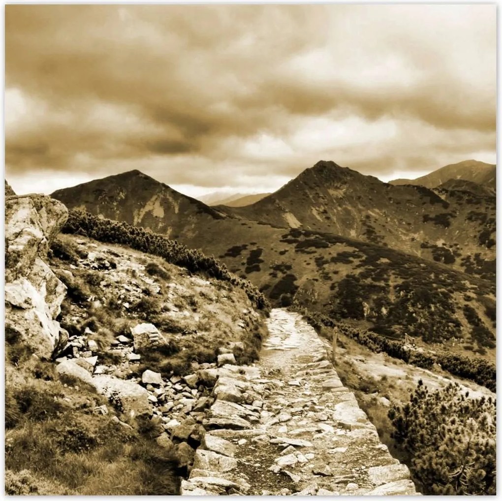 Poszterek 100x100 Tátra Lengyel hegyek Kilátás