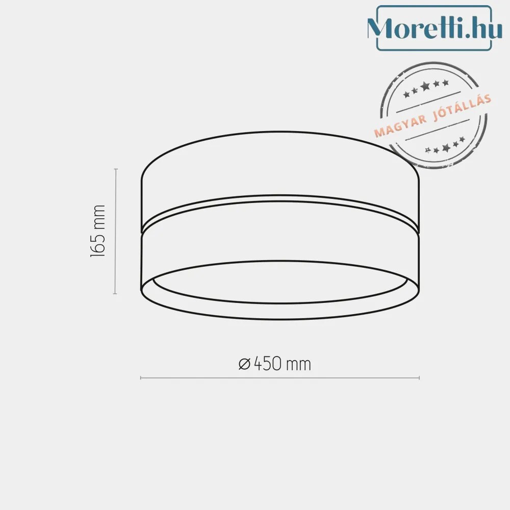 TK LIGHTING 4180 HILTON Ernyős Mennyezeti Lámpa E27 IP20