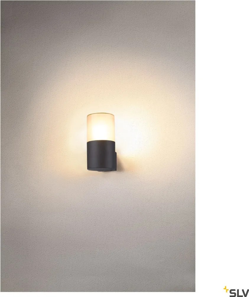 SLV 1006178 GRAFIT Modern Kültéri Fali Lámpa Antracit E27 IP44