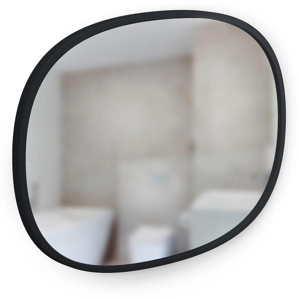 HUB tükör ovális 45x60 cm fekete