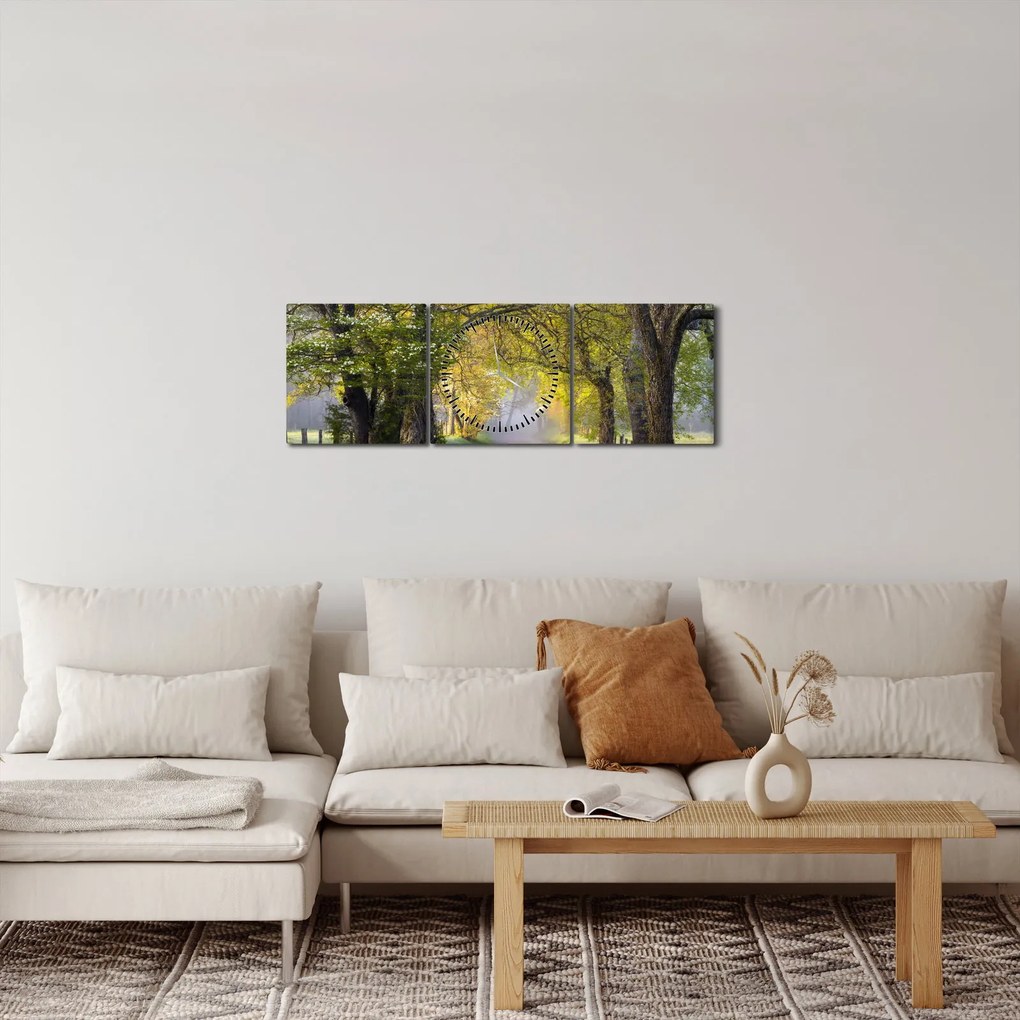 Kép - Smoky, hegység, Gatlinburg, USA (órával) (90x30 cm)