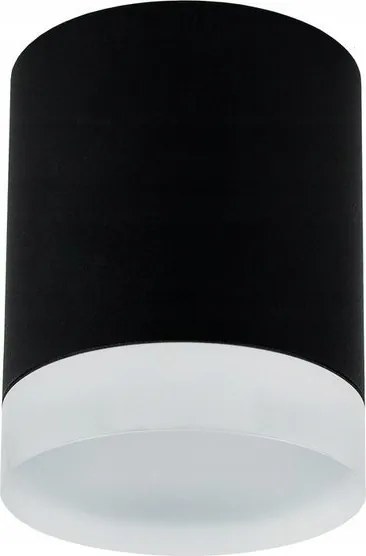 Edo Falra Szerelhető mennyezeti lámpatest Zira GU10 spot Kerek fekete fehér cső