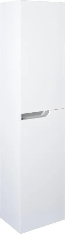 Piramida BETA fali fürdőszoba - állószekrény - FEHÉR - 35 x 150 x 30 cm