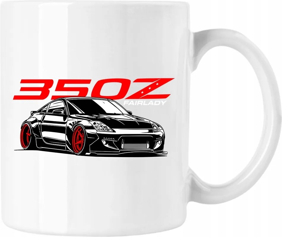 Autós bögre jdm 3 fehér 330ml