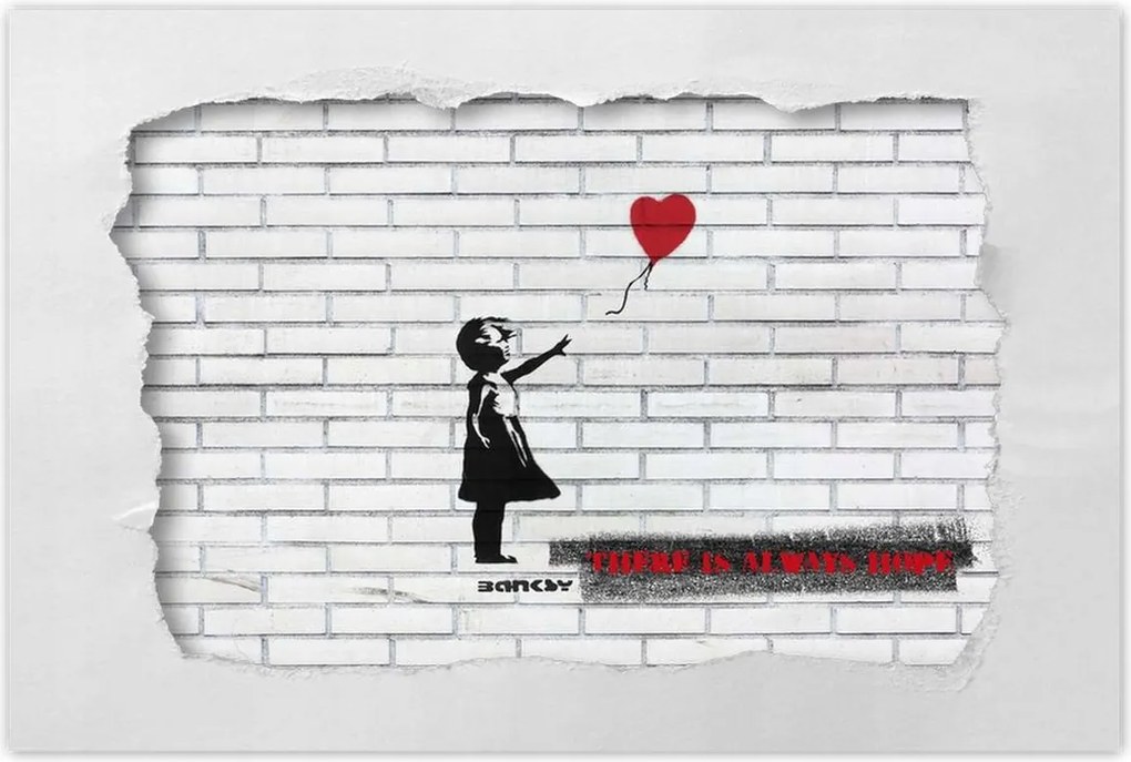 Poszterek 120x80 Theres always hope Banksy