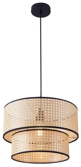 Csillár zsinóron TAKARA 1xE27/20W/230V átm. 40 cm bézs