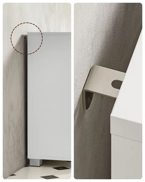 NICO fehér fürdőszobaszekrény