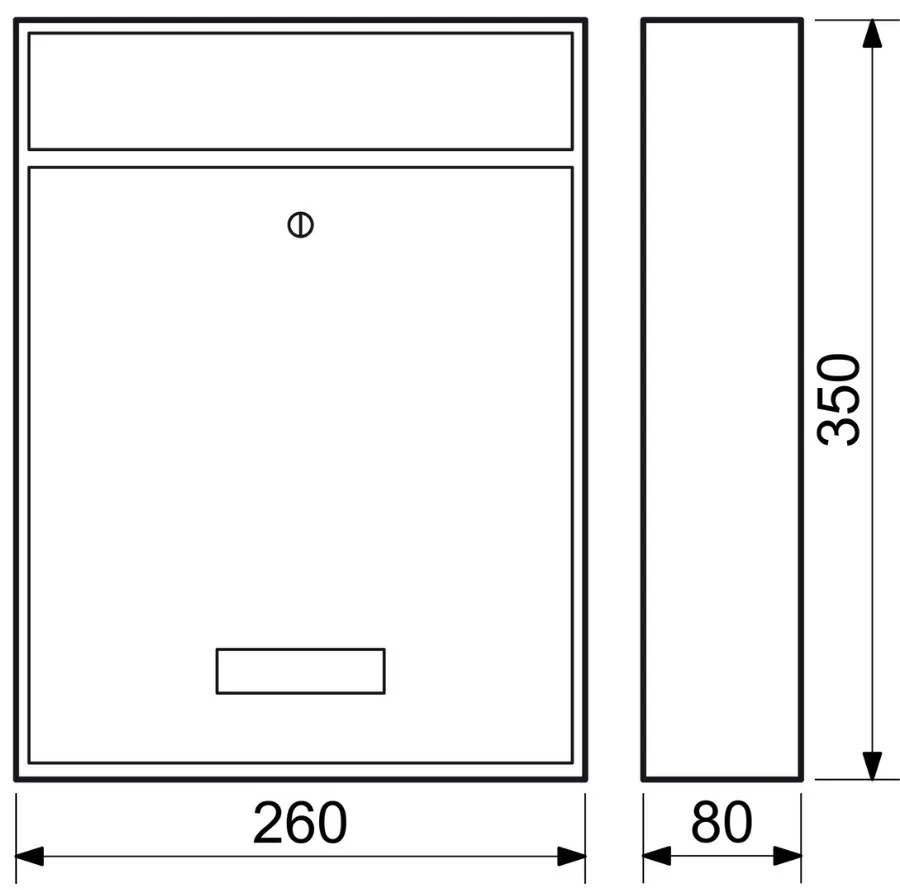 Postafiók BK 240, antracit