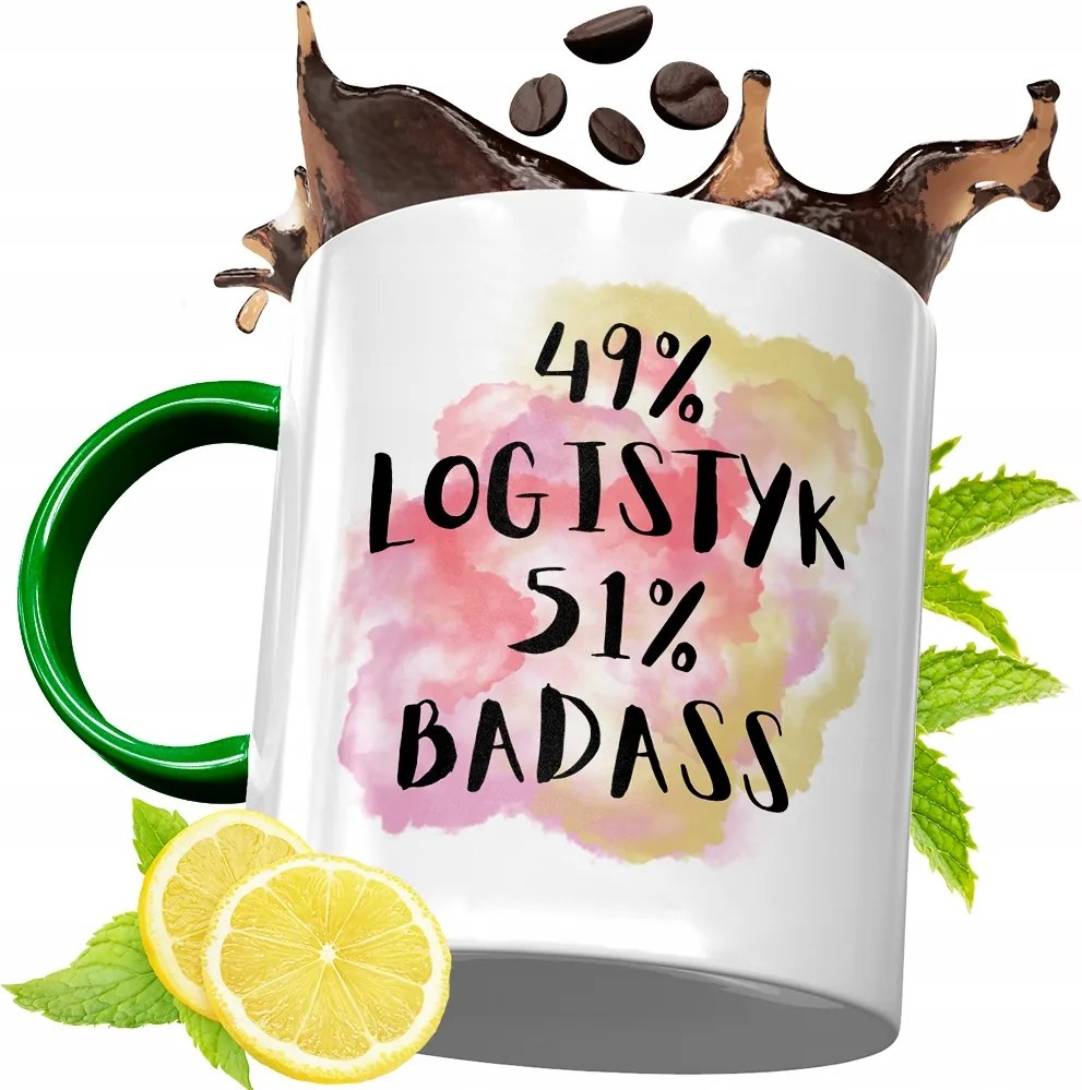 Zöld Bögre Logisztikusnak Születésnapi Ajándék fényképes nyomtatással